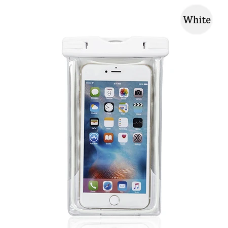 Водонепроницаемый чехол для смартфона 4," 5,0" 5," 5,8" 6," " универсальный чехол для мобильного телефона чехол для подводного плавания - Цвет: White