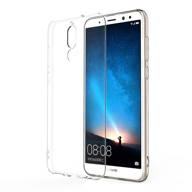 Huawei mate 10 Lite чехол mate 10 Lite чехол силиконовый чехол для задней панели мягкий mofi ультра тонкий прозрачный защитный чехол для huawei mate 10 Lite - Цвет: Прозрачный
