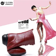 Women's boots, spring, summer, new leather, soft bottom, fitness shoes, modern dance, square dance, Sailor Dance shoes.