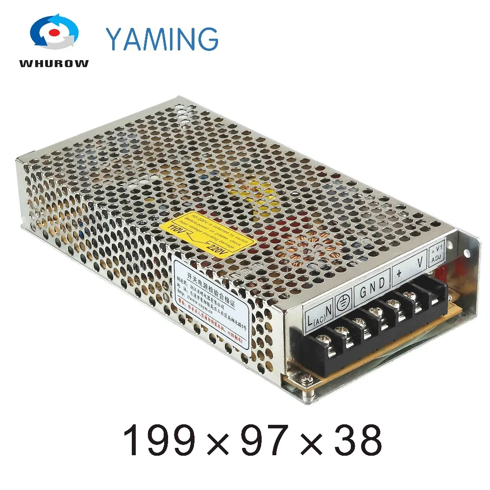 

Yaming S-100-24 Single Output Switching power supply for LED Strip light 100W 24V 4.5A ac to dc 110V/220V YMS-100-24