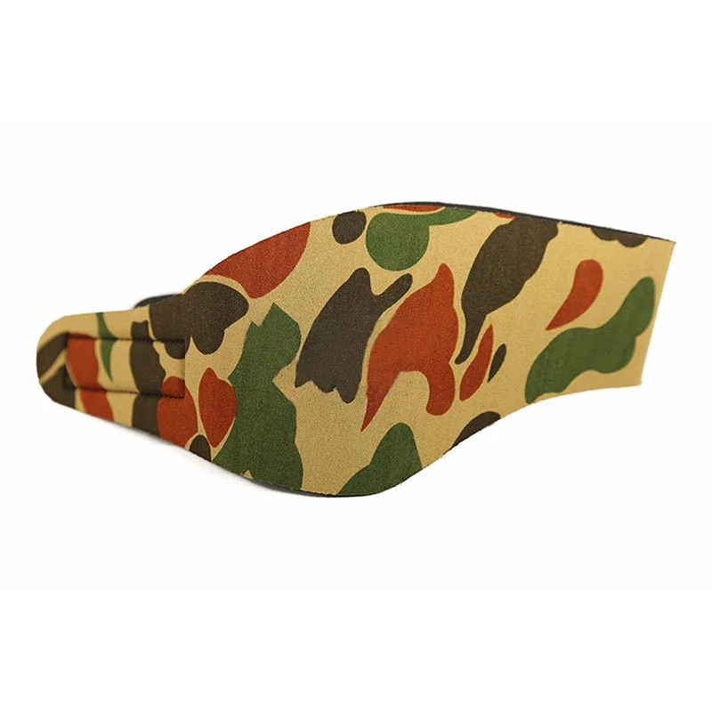 Camouflage S Новая Детская повязка на голову для плавания для взрослых детей для купания водоотталкивающий ободок на уши аксессуары для детей - Цвет: Camouflage S