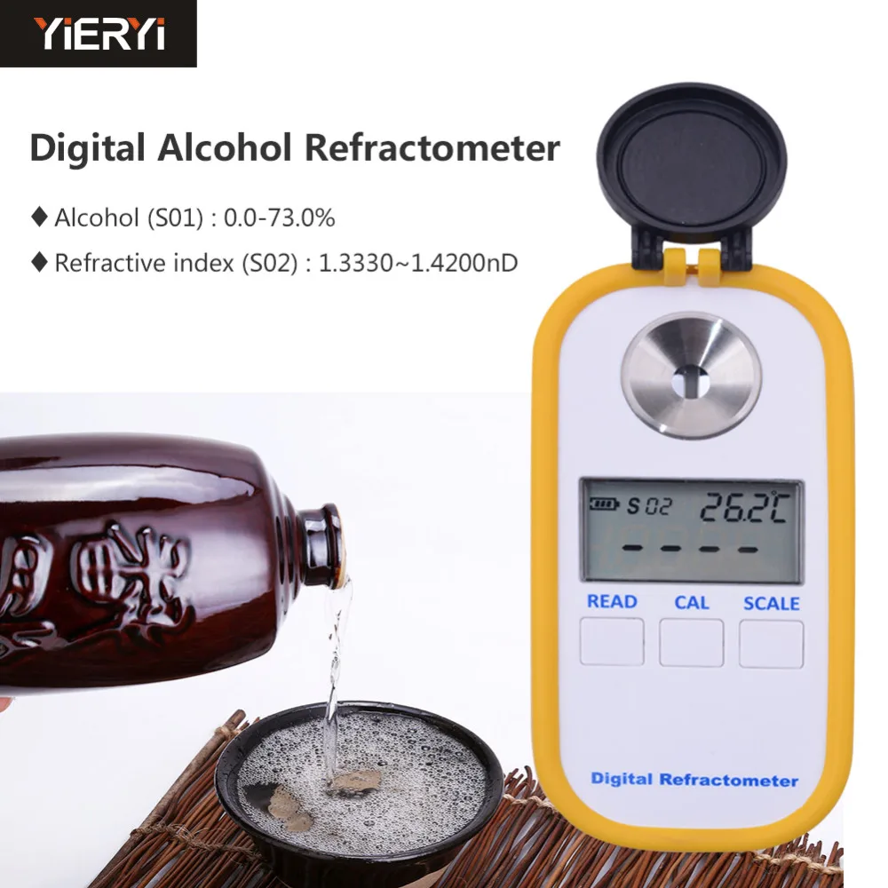 DR403 Alcohol Alcohol Tester Alcohol Tester Alcohol Tester 0-80% Auto Replenishment Fast Digital Refractometer DR403 Alcohol Alcohol Tester Alcohol Tester Alcohol Tester 0-80% Auto Replenishment Fast Digital Refractometer