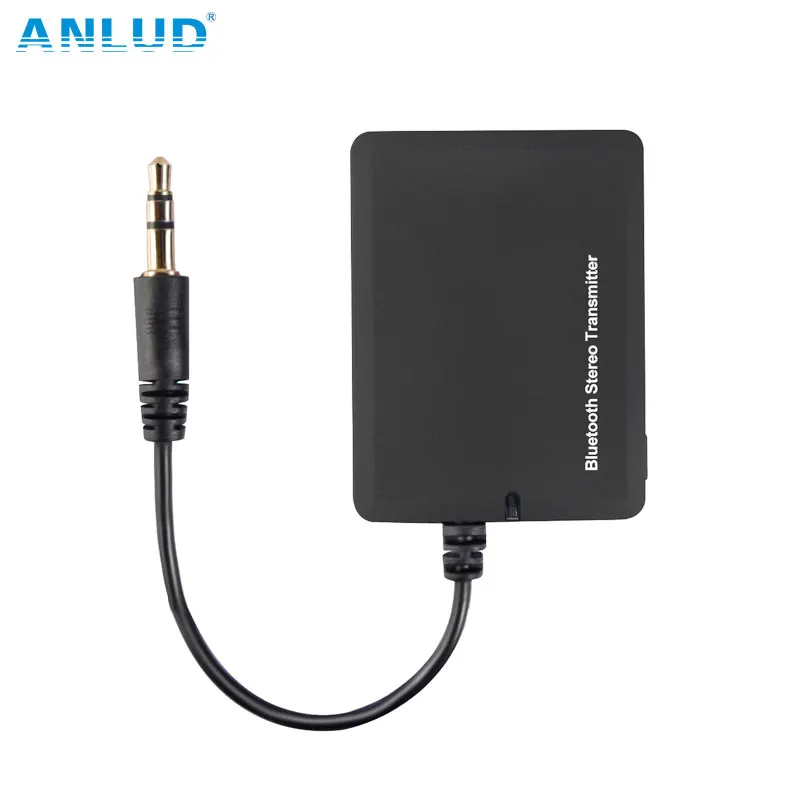 ANLUD Bluetooth трансмиттер с мини проводом 3.5мм аудио TV модулятор A2DP стерео адаптер для