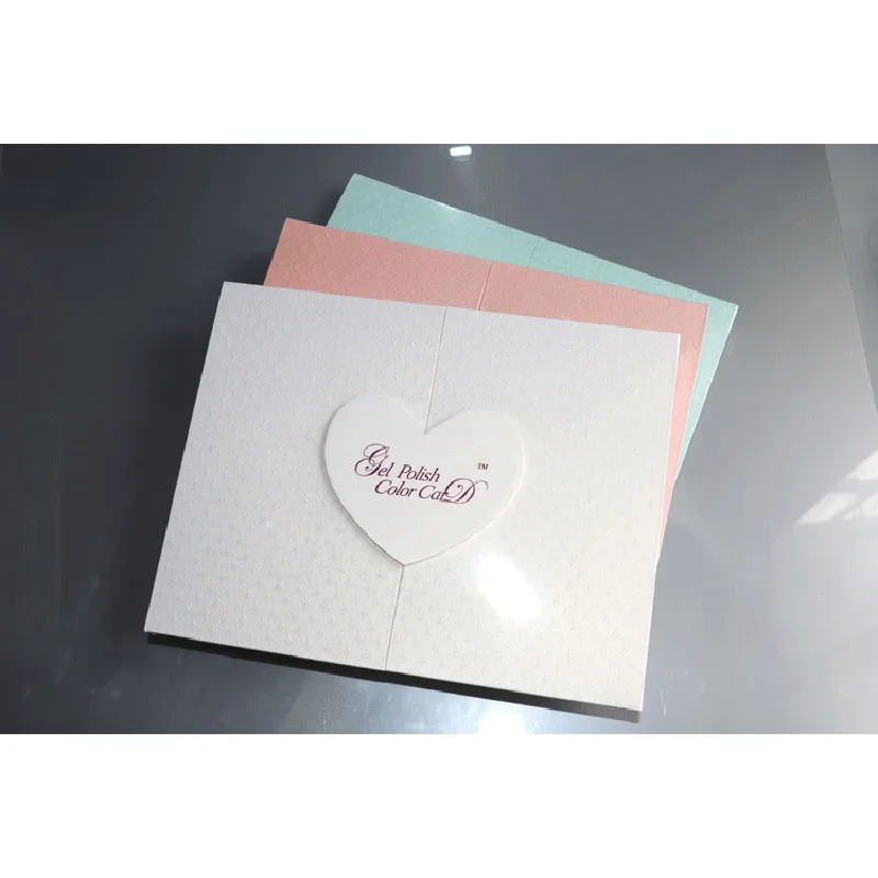 126 цветов двойные открытые накладные ногти с мозаикой Гелевый лак дисплей карта