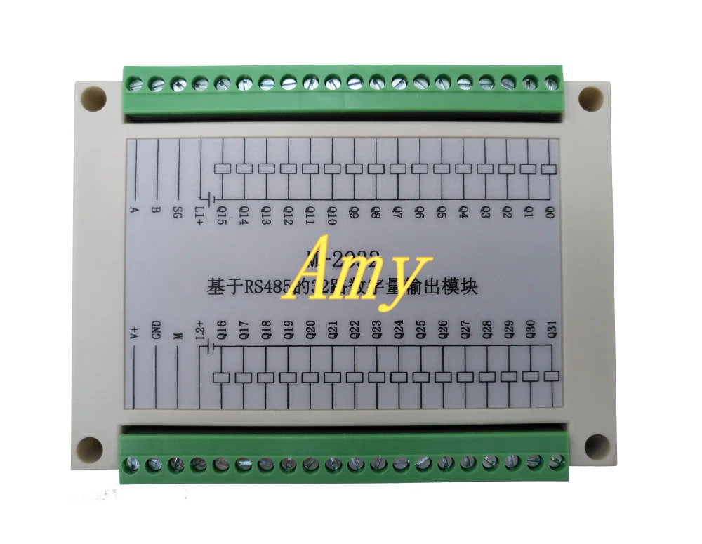 

M-2032 Modbus based 32 channel collector open circuit output module (transistor) plug and pull terminal