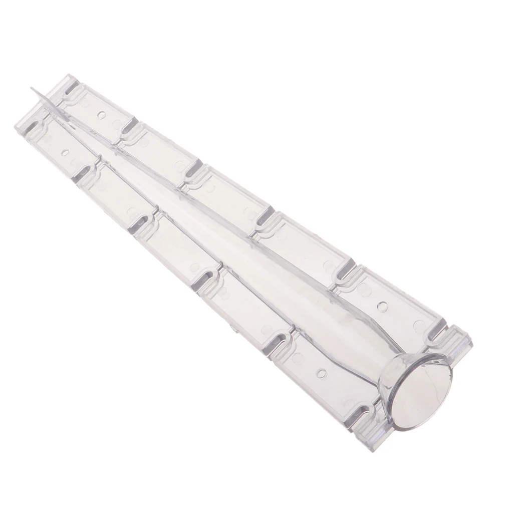 Durable Plastic Mold Clear Taper Shaped Candle Mould for Handmade Candles Soap Crafts Making Mould Tool