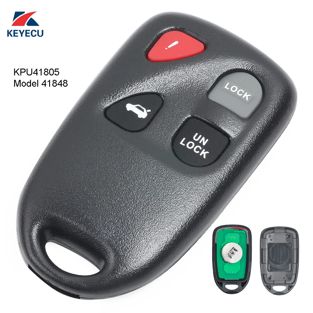 KEYECU Replacement Remote Car Key Fob for Mazda RX 8 2004