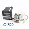 Цифровой PID AC Рекс C700 V* Температура контроллер 0-400C выход SSR M6 регулятор температуры с термопарным SSR40DA 40A теплоотвод Rex-C700 220v