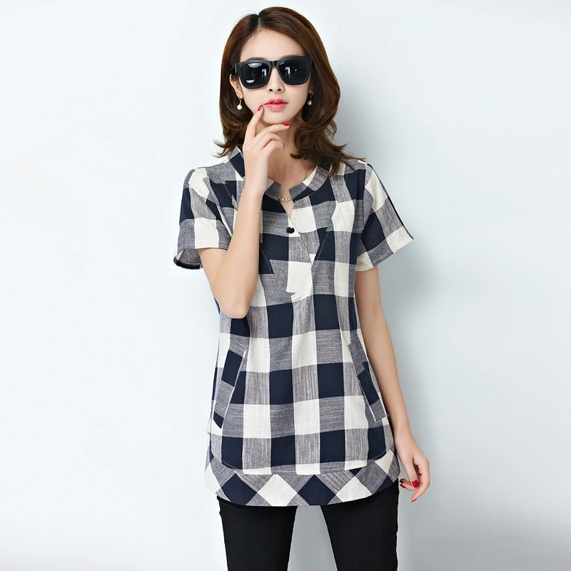korean plaid shirt