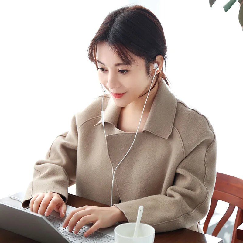 Ceny Oryginalny Xiaomi dynamiczny głośnik ceramiczny podwójny sterownik słuchawki 3.5 MEMS mikrofon hi res Audio pół słuchawki douszne