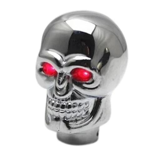 

Universal manual Skull lever knob Car Auto LED RED