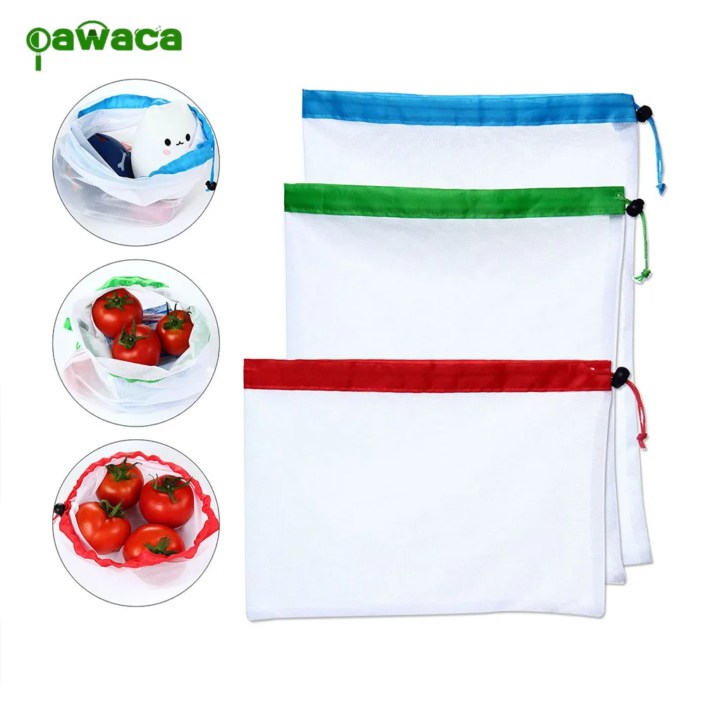 3Pcs/Set Washing Machine Laundry Bags Vegetable Fruit Toy Storage Bag