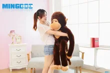large 130cm monkey plush toy, long arms monkey throw pillow,home decoration surprised birthday gift h2997