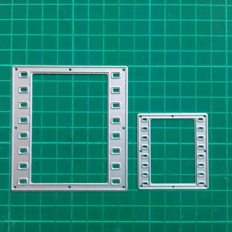 2 шт./компл. металлическая резка штампы пленка рамочный трафарет для DIY Скрапбукинг фото карты делая Декор поставки тиснение шаблон-заготовка