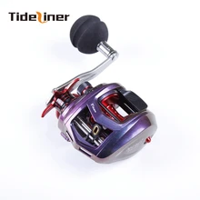 Tideliner литая Рыболовная катушка, медленная отжимная катушка, Левая Правая рука, соотношения колес соленой воды 13+ 1 подшипники 6,5: 1 Максимальная Тяговая мощность 12 кг