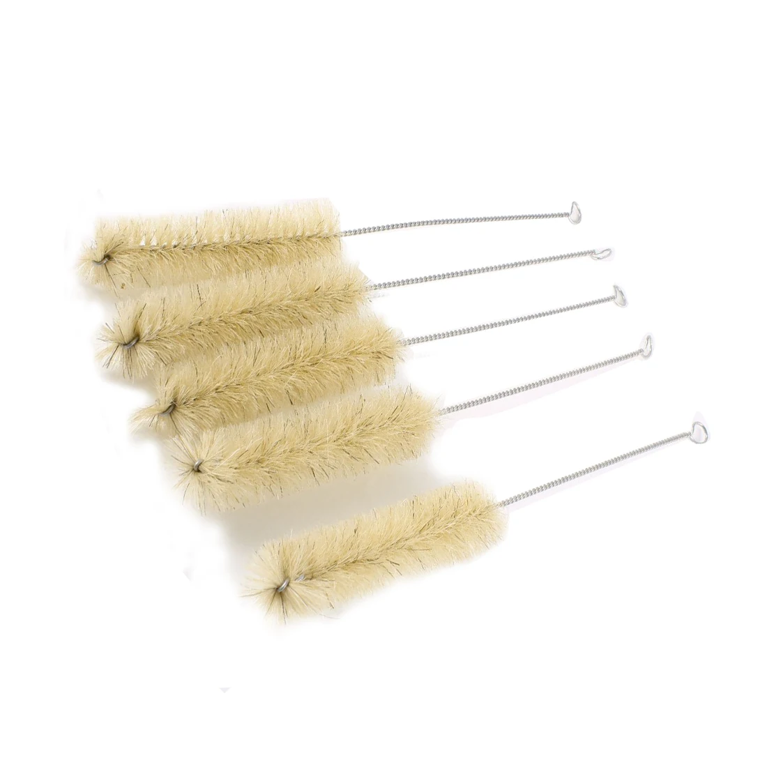 NOCM Hot 5 Pcs 10.8" Length Chemistry Test Tube Bottle Wash Cleaning