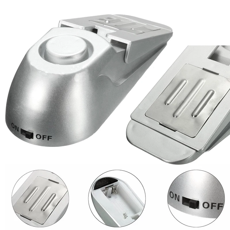 

Door Stopper Blocking Wedge Warning Alarm Door Stop Stopper for Home Security Alert Alarm System Stop Door