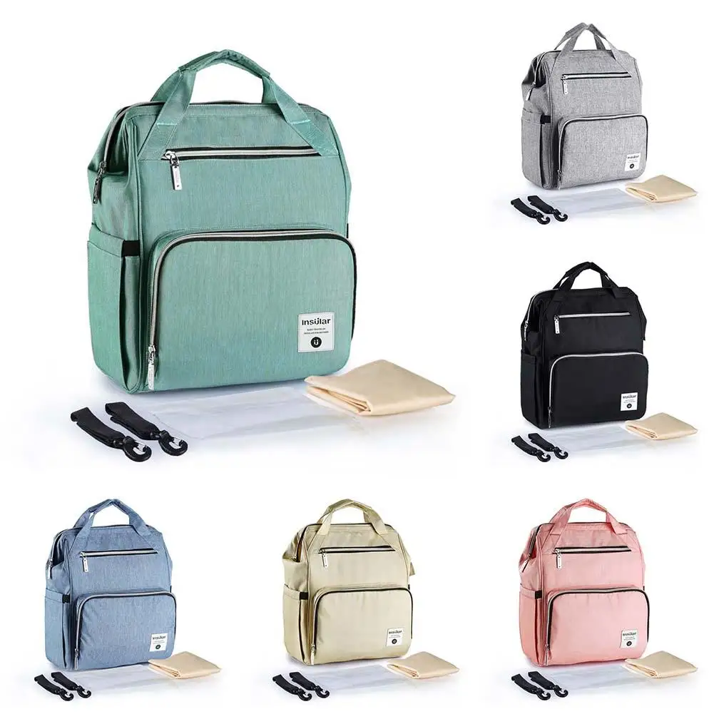 

2018 Double Shoulders Large Capacity Multi-functional Waterproof Mummy Bag Mummy Travel Backpack Diaper Bag Baby Stroller Bag