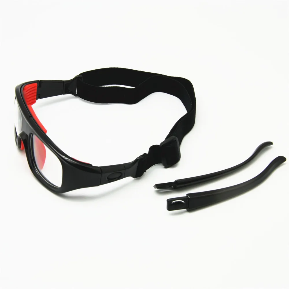 Prix pour 2-en-1 de Basket-Ball Lunettes Optique Cadre Amovible Jambes et Sangle De Protection Lunettes De Sport avec Lentille Claire Prix pour 2-en-1 de Basket-Ball Lunettes Optique Cadre Amovible Jambes et Sangle De Protection Lunettes De Sport avec Lentille Claire