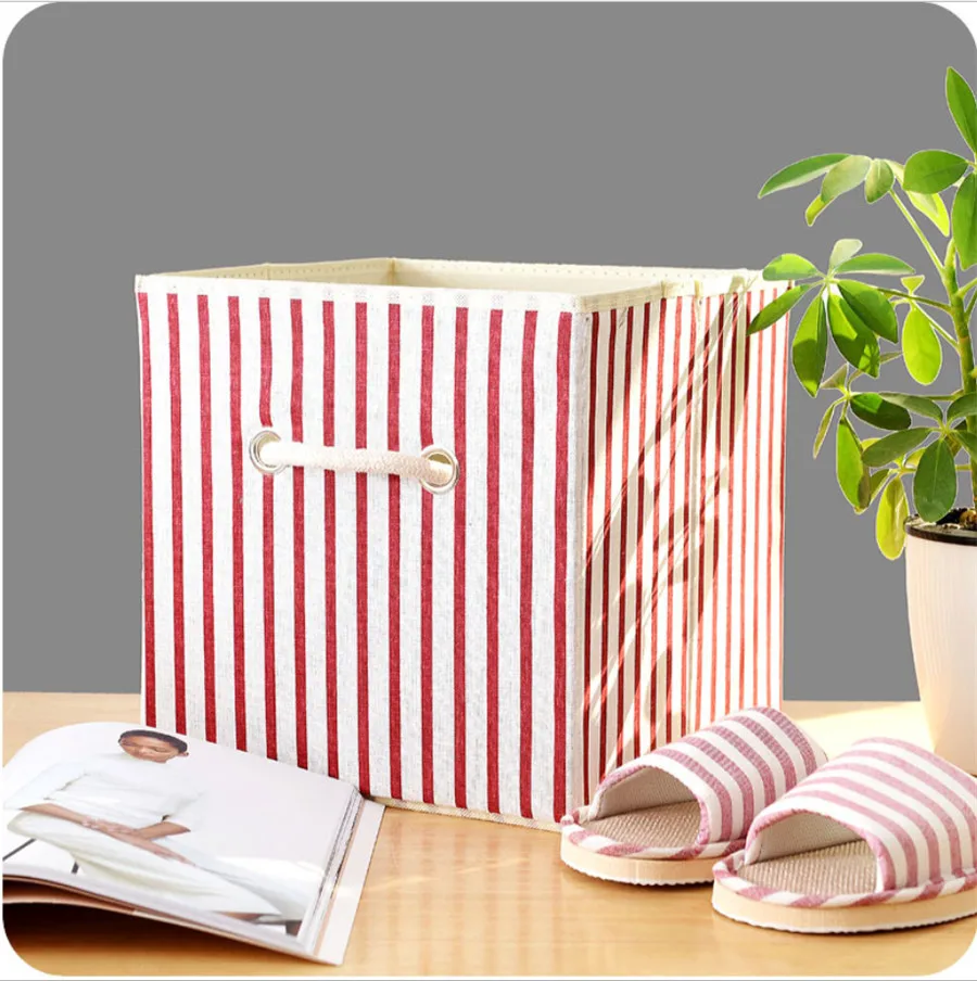 

New Non-woven fabric Underwear Organizer Nordic Style Box Socks Panties Storage Box multi-function Closet Organizer 25*25*37cm