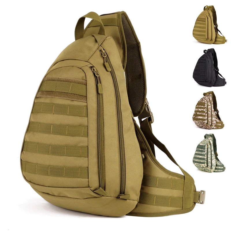 45CM Big military single strap backpack, big shoulder chest bag, Holding A4paper 14&#39; laptop ...