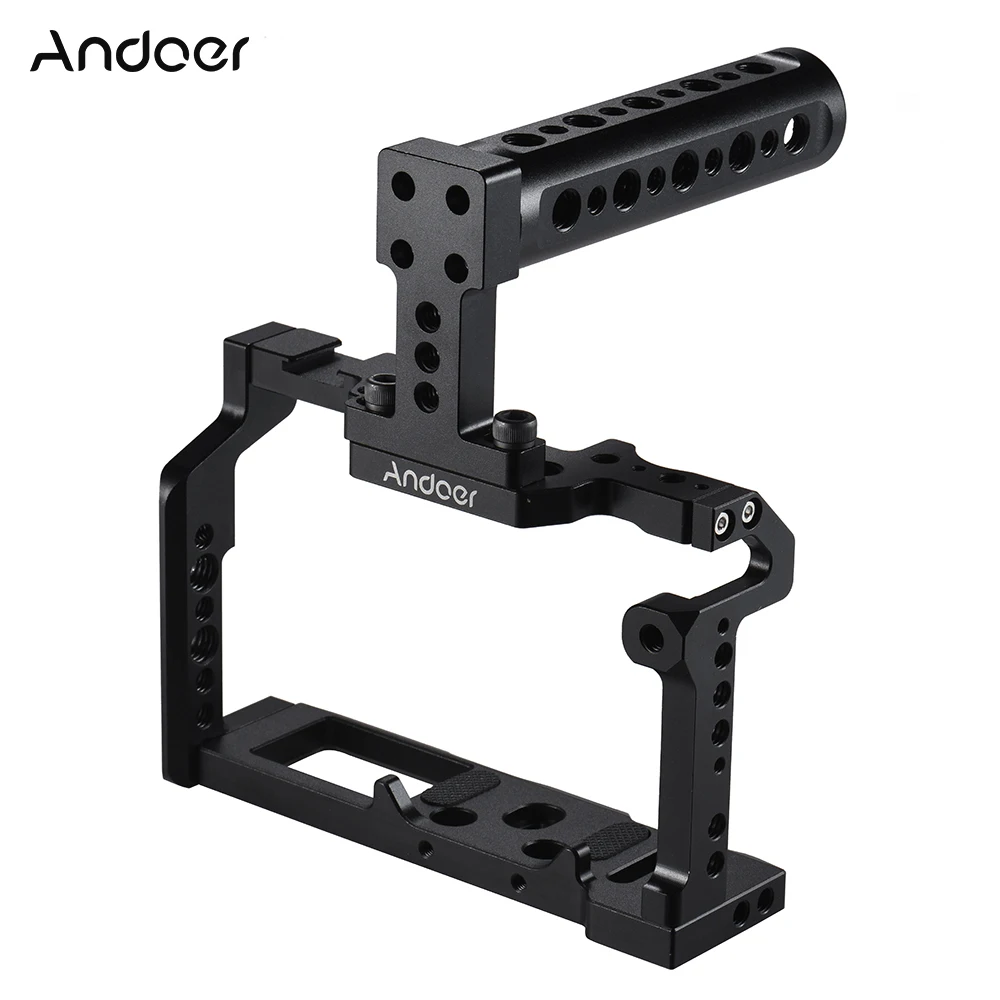 Andoer система изготовления пленки видеокамера клетка стабилизатор для Fujifilm XT2 алюминиевый сплав камера клетка стабилизатор высокое качество