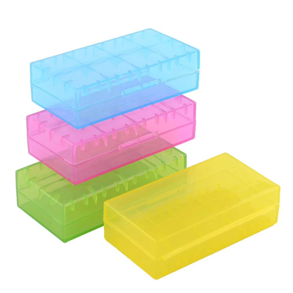 

GTF 18650 CR123A 16340 Battery Case Holder Box Storage Colorful Plastic 18350 Battery Container Bag Case Organizer Box Case