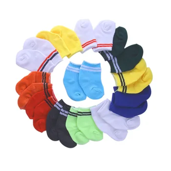 

Luckdoll colorful doll socks are suitable for 18 inch American doll and 43CM doll doll accessories.