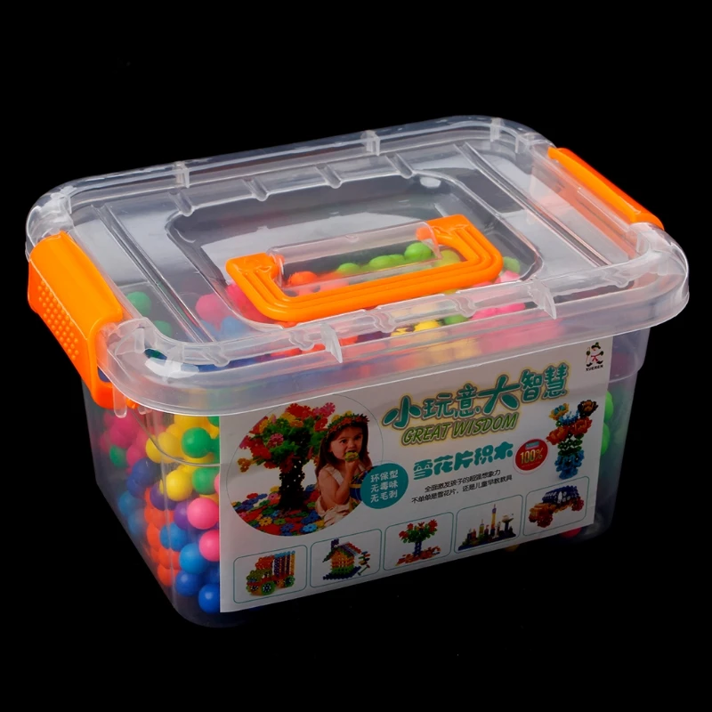 

100Pcs Colorful Plum Blossom Building Blocks Interlocking Educational T