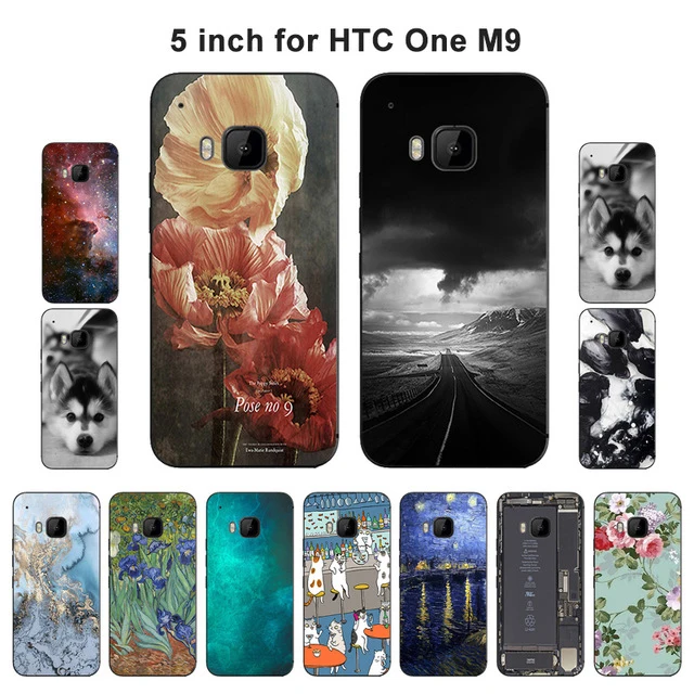 

for HTC One Hima M9 Scenery Painted Rubber TPU Soft Cover for HTC M9 Phone Protective Case For HTC One M9 HTC One M9