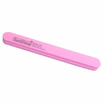 YZWLE 1 Pc Double Side 100/180 High Quality Nail File Buffer Sanding Washable Nails Tool For Nail