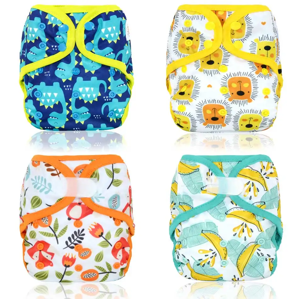 

(13pcs/lot)Happy Flute OS cloth diaper cover with or without bamboo cotton insert,waterproof breathable S M& L adjustable
