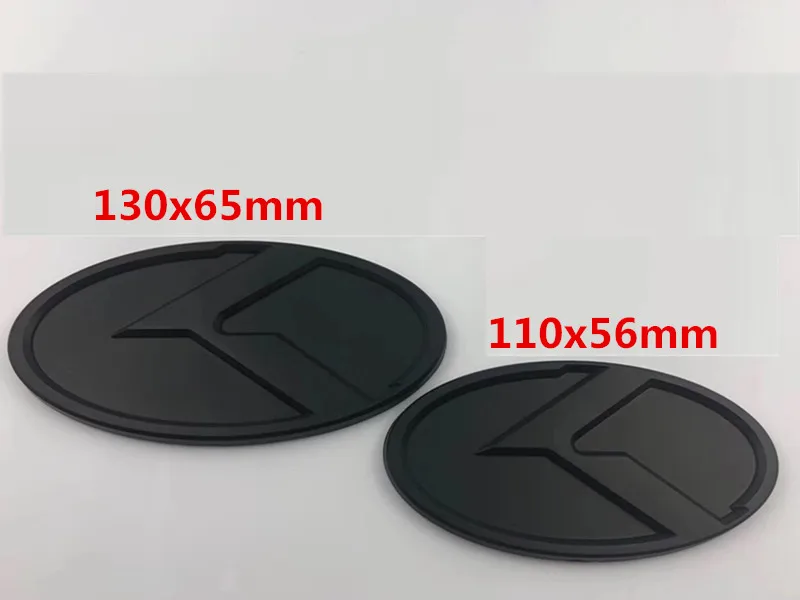 

2pcs Abs Black 3D Flight K Logo Emblem Badges Set for KIA K5 2011-2013 Optima Forte 2009-2014 Senda
