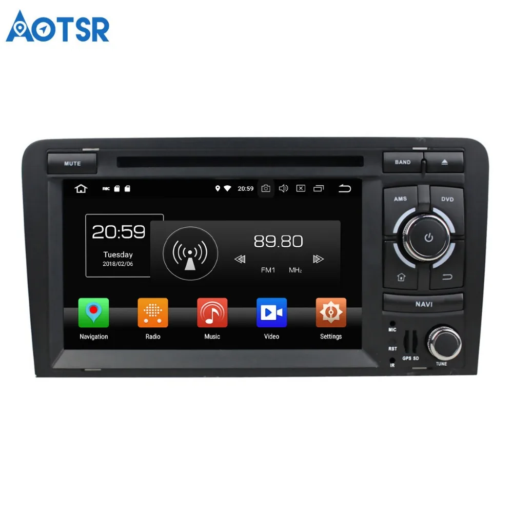 Excellent Aotsr Android 8.0 7.1 GPS navigation Car DVD Player For Audi A3 2006-2013 multimedia radio recorder 2DIN 4GB+32GB 2GB+16GB 5 Excellent Aotsr Android 8.0 7.1 GPS navigation Car DVD Player For Audi A3 2006-2013 multimedia radio recorder 2DIN 4GB+32GB 2GB+16GB 5