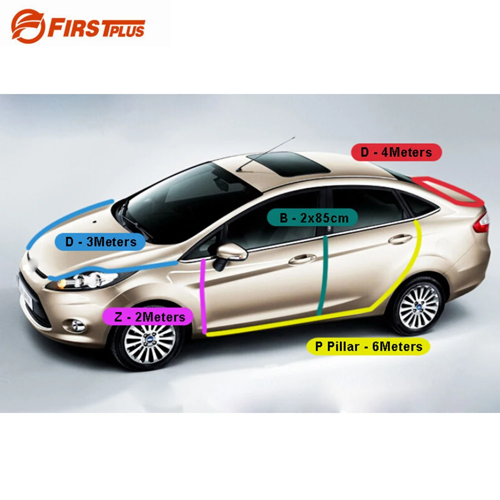Для Ford Focus передние и задние двери капот багажник защита от шума пыли