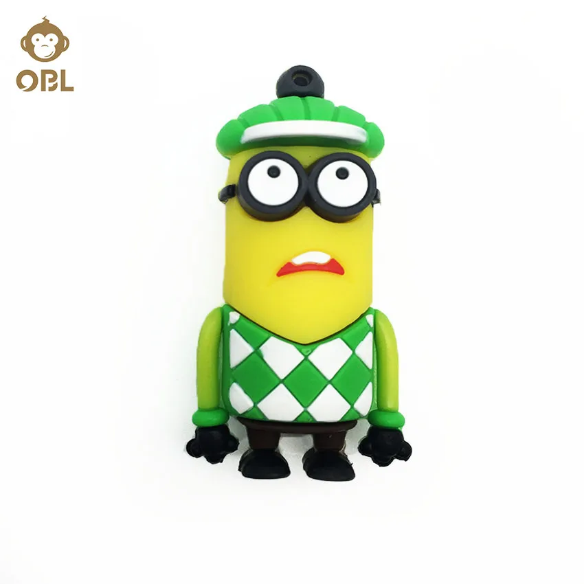 

2016 Cartoon Minions Golfer Disk USB Stick Pendrive Stick Storage Device USB Flash Drive 128GB 64GB 32GB 16GB 8GB 4GB Pen Drive