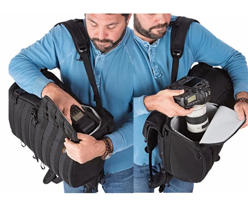 Экспресс Подлинная Lowepro ProTactic 350 AW DSLR Камера Фото сумка рюкзак для ноутбука с любых погодных крышкой 13 ''ноутбук