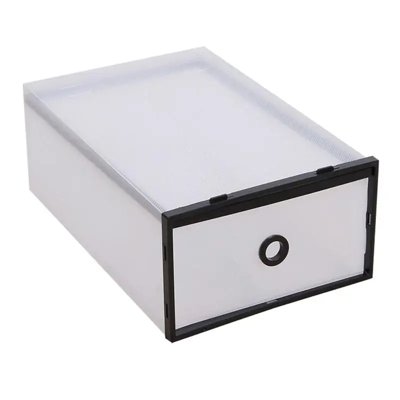 

Mens Shoes Storage Box Plastic Double Frame Multi-function Transparent Holder