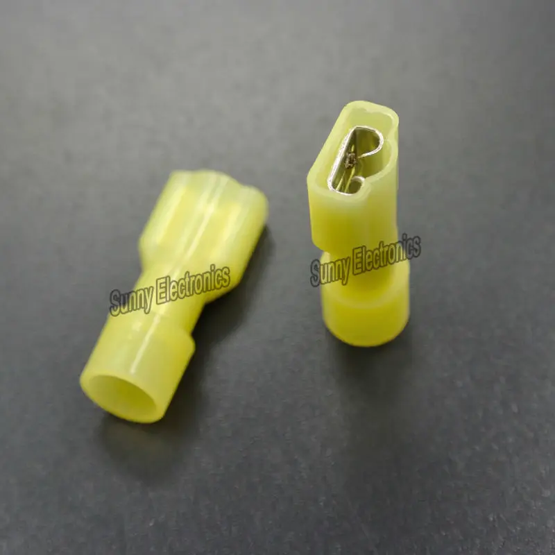Heatshrink Female Spade Terminal électrique sertir connecteur. Entièrement Isolé