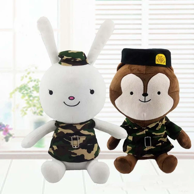 Best Offers 40cm Descendants of the Sun Cute Rabbit Fox Stuffed Plush Toys Dolls For Lover