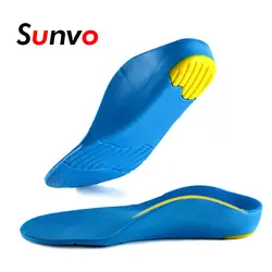 Sunvo детские ортопедические стельки-супинаторы для детей ортопедический эластичный бинт на стопы обувь коррекционная колодки Подушка