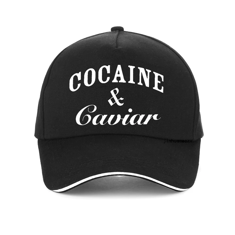 

Cocaines & Caviar Brand Hip Hop Hat Men Women Baseball Caps Unisex Snapback hats Solid Colors Cotton Bone gorras