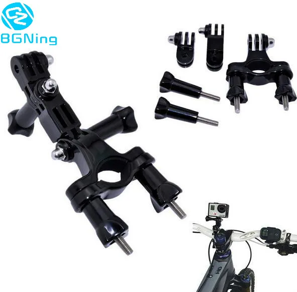 

Bike Motorcycle Handlebar Seatpost Pole Mount & 3 Way Adjustable Pivot Arm for Gopro Hero7 6 5 4 /Sony X3000 X1000 AS300 AZ1 Cam
