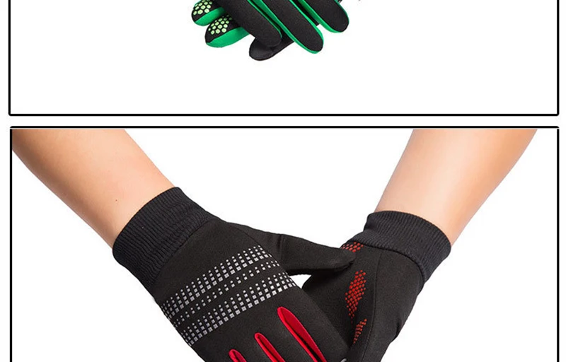 Перчатки для велоспорта, велосипедные перчатки для горного велосипеда, перчатки для сенсорного экрана на зиму и осень, теплые и ветрозащитные, для альпинизма, новые перчатки на полный палец