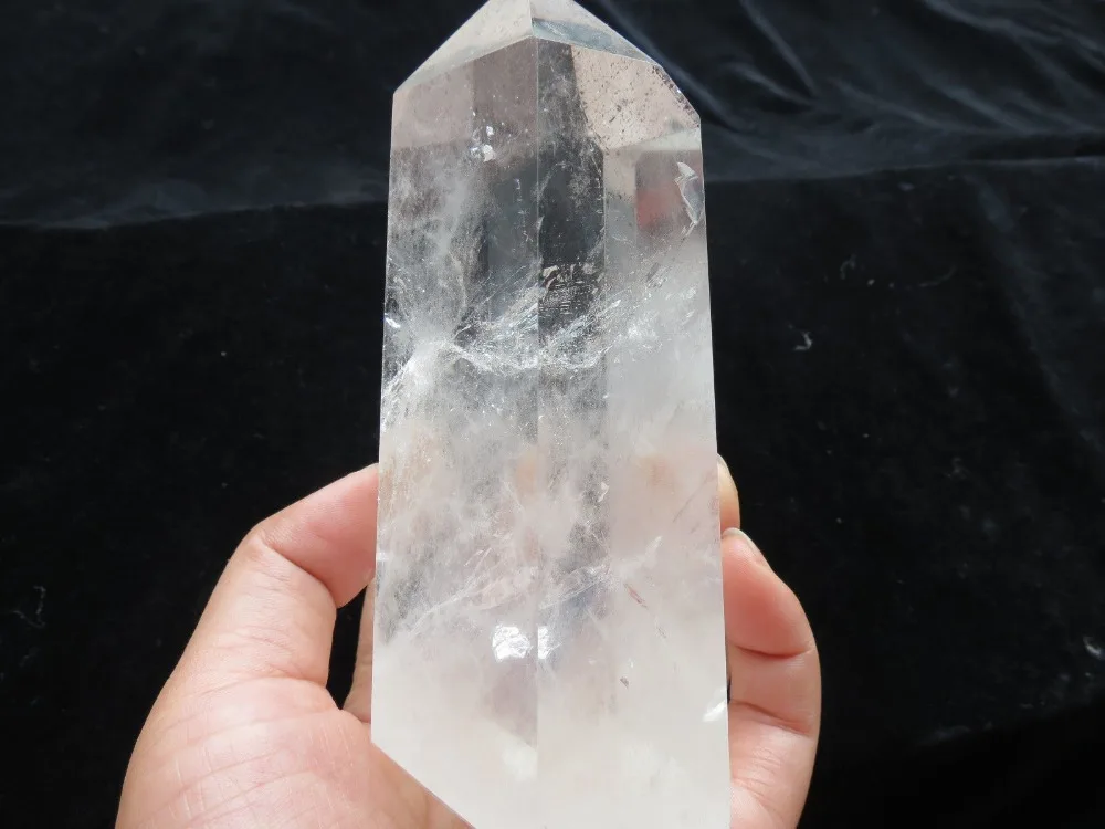 

xd j00880 natural red mica quartz crystal point