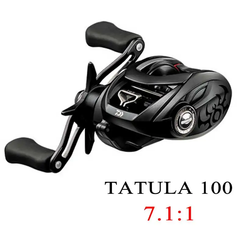 DAIWA TATULA 100/150/200 катушка для заброса приманки 6,3: 1/7. 1:1/8,1: 1 5-6 кг Мощность наушники-вкладыши TWS с системой 7BB+ 1RB коррозионно-стойкие шарикоподшипники - Цвет: TATULA100 7.1