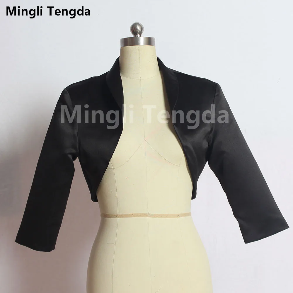 Silver//Grey Satin Bolero Lined Shrug//Jacket//Stole//Shawl//Wrap//Tippet 3//4 Sleeves