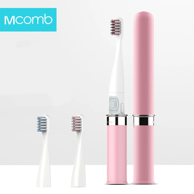 

Mcomb A1 Sonic Electric Toothbrush Adult Replaceable Brush Heads Deep Clean Battery Traveling Electric toothbrush