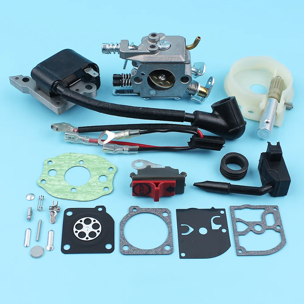 

Ignition Coil Carburetor Oil Pump Diaphragm Kit For Husqvarna 136 137 141 142 Chainsaw Zama C1Q-W29E