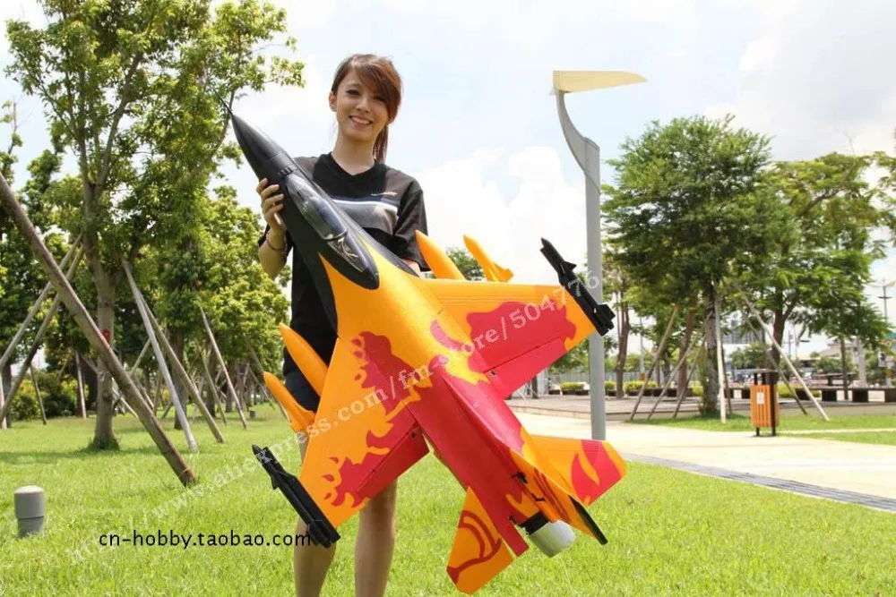 

remote control f16 PNP version 8 Channel 70mm EDF RC plane Orange rc f-16